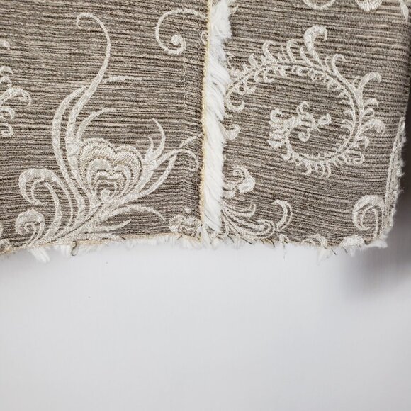 Chicos Tiberon Jacket Sherpa Faux Fur Lined Full Button Paisley Size 0/Small - Picture 4 of 7